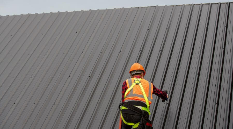 Professional metal roof installation services in Crane, TX